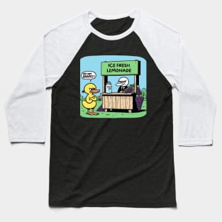 The Duck's Quirky Quest - Got any Grapes? Baseball T-Shirt